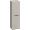Saniselect Luca Midi Kast 35x32x120cm Kiezel Grijs met messing greep