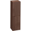 Saniselect Luca Midi Kast 35x32x120cm Noten Urban met koperen greep