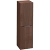 Saniselect Luca Midi Kast 35x32x120cm Noten Urban met chromen greep