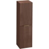 Saniselect Luca Midi Kast 35x32x120cm Noten Urban met messing greep