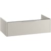 Saniselect Luca Wastafelonderkast excl. greep 100x39,5x30cm Kiezel Grijs