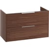 Saniselect Luca Wastafelonderkast excl. greep 100x45x60cm Noten Urban