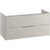 Saniselect Luca Wastafelonderkast excl. greep 120x50,5x60cm Kiezel Grijs