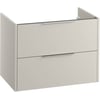 Saniselect Luca Wastafelonderkast excl. greep 80x50,5x60cm Kiezel Grijs