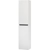 Ben Limara Hoge kast Links, 35x29x165 cm, Glans Wit/Mat Zwart