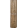 Ben Limara Hoge kast Links, 35x29x165 cm, Sherwood/Mat Zwart