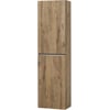 Ben Limara Hoge kast Links, 45x29x165 cm, Sherwood/Aluminium