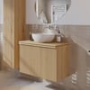 Ben Linea badmeubel met keramische waskom 80cm eiken naturel