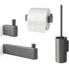 ZACK Linea toilet accessoireset 4-in-1 Grafiet
