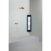 Sunshower Plus Medium Opbouwset hoek 33x25x95 cm Black