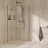 Ben Martino 3.0 Draaideur links 90x200 cm Chroom Helder Glas
