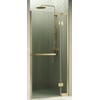 Novellini N180 1B Nisdraaideur 87,5-89x200 cm Brushed Gold Helder Glas