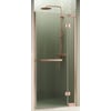 Novellini N180 1B Nisdraaideur 78,5-80x200 cm Brushed Red Gold Helder Glas