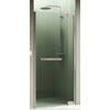 Novellini N180 1B Nisdraaideur 88,5-90x200 cm Brushed Inox Helder Glas
