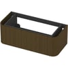 Saniselect Orbido Wastafelonderkast 100x45x35 cm Fineer - Terra