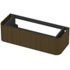 Saniselect Orbido Wastafelonderkast 120x45x35 cm Fineer - Terra