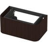Saniselect Orbido Wastafelonderkast 80x45x35 cm Fineer - Charcoal