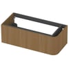 Saniselect Orbido Wastafelonderkast 100x45x35 cm Fineer - Pure