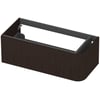Saniselect Orbido Wastafelonderkast 100x45x35 cm Fineer - Charcoal