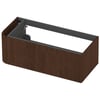 Saniselect Orbido Wastafelonderkast 100x45x35 cm Fineer - Terra