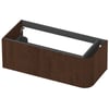 Saniselect Orbido Wastafelonderkast 100x45x35 cm Fineer - Terra