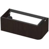 Saniselect Orbido Wastafelonderkast 100x45x35 cm Fineer - Charcoal
