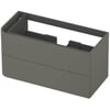 Saniselect Orbido Wastafelonderkast 100x45x52 cm Grijs Groen