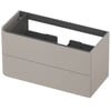 Saniselect Orbido Wastafelonderkast 100x45x52 cm Kiezel Grijs