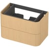 Saniselect Orbido Wastafelonderkast 80x45x52 cm Fineer - Pure