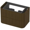 Saniselect Orbido Wastafelonderkast 80x45x52 cm Fineer - Terra