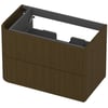 Saniselect Orbido Wastafelonderkast 80x45x52 cm Fineer - Terra