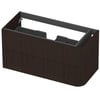 Saniselect Orbido Wastafelonderkast 100x45x52 cm Fineer - Charcoal