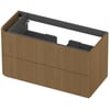 Saniselect Orbido Wastafelonderkast 100x45x52 cm Fineer - Pure