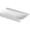 Saniselect Orbido wastafel 1 kraangat 80x45x10cm mat wit