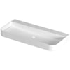 Saniselect Orbido wastafel zonder kraangat 100x45x10cm mat wit