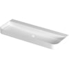 Saniselect Orbido wastafel zonder kraangat 120x45x10cm mat wit