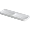Saniselect Orbido wastafel zonder kraangat 140x45x10cm mat wit