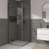 Ben Parret Douchecabine met draaideur incl. antikalk 90x90x210 cm mat zwart