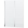 Ben Romero badwand 4.0 2delig 125x140 cm Links Chroom