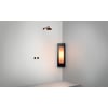 Sunshower One Small Opbouwset hoek 33x25x95 cm Black