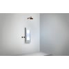 Sunshower Plus Small Opbouwset vlak 33x12x95 cm White