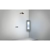 Sunshower Plus Small Opbouwset hoek 33x25x95 cm Organic grey