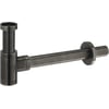 Saniselect Designsifon Geborsteld Zwart