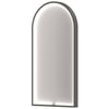 Ben Volta Spiegel 40x4x80 cm Geborsteld Metal Black