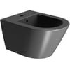 Ben Stelvio Wandbidet 36x50x28 cm Mat Zwart