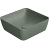 Ben Stilo Wastafel Keramiek Xtra Glaze 38x38x14 cm Donker Groen