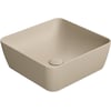 Ben Stilo Wastafel Keramiek Xtra Glaze 38x38x14 cm Mat Beige