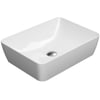 Ben Stilo keramische opbouwwastafel 50x38 cm Mat Wit Xtra Glaze