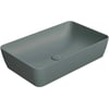 Ben Stilo Wastafel Keramiek Xtra glaze 60x38x14 cm Donker Groen
