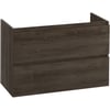Saniselect Tonale Wastafelonderkast 100x51x65 cm Sepia Eiken